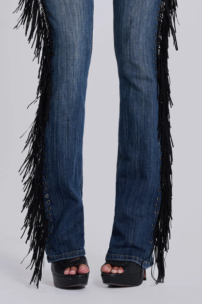 Vintage Fringe Bell Jeans