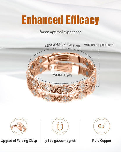 The Alleve®  Pure Copper Magnetic Bracelet