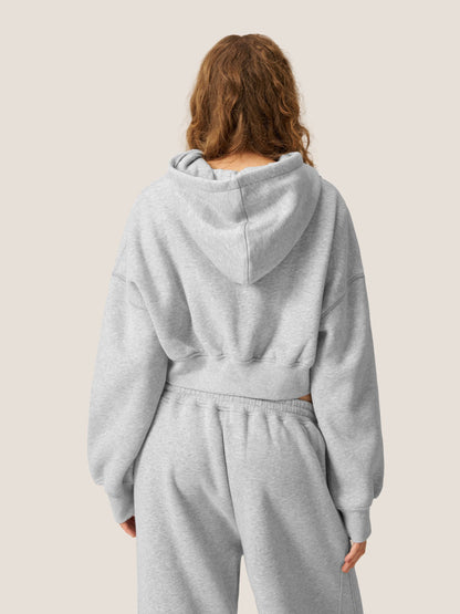 FleeceFlex™ Cropped Hoodie Set
