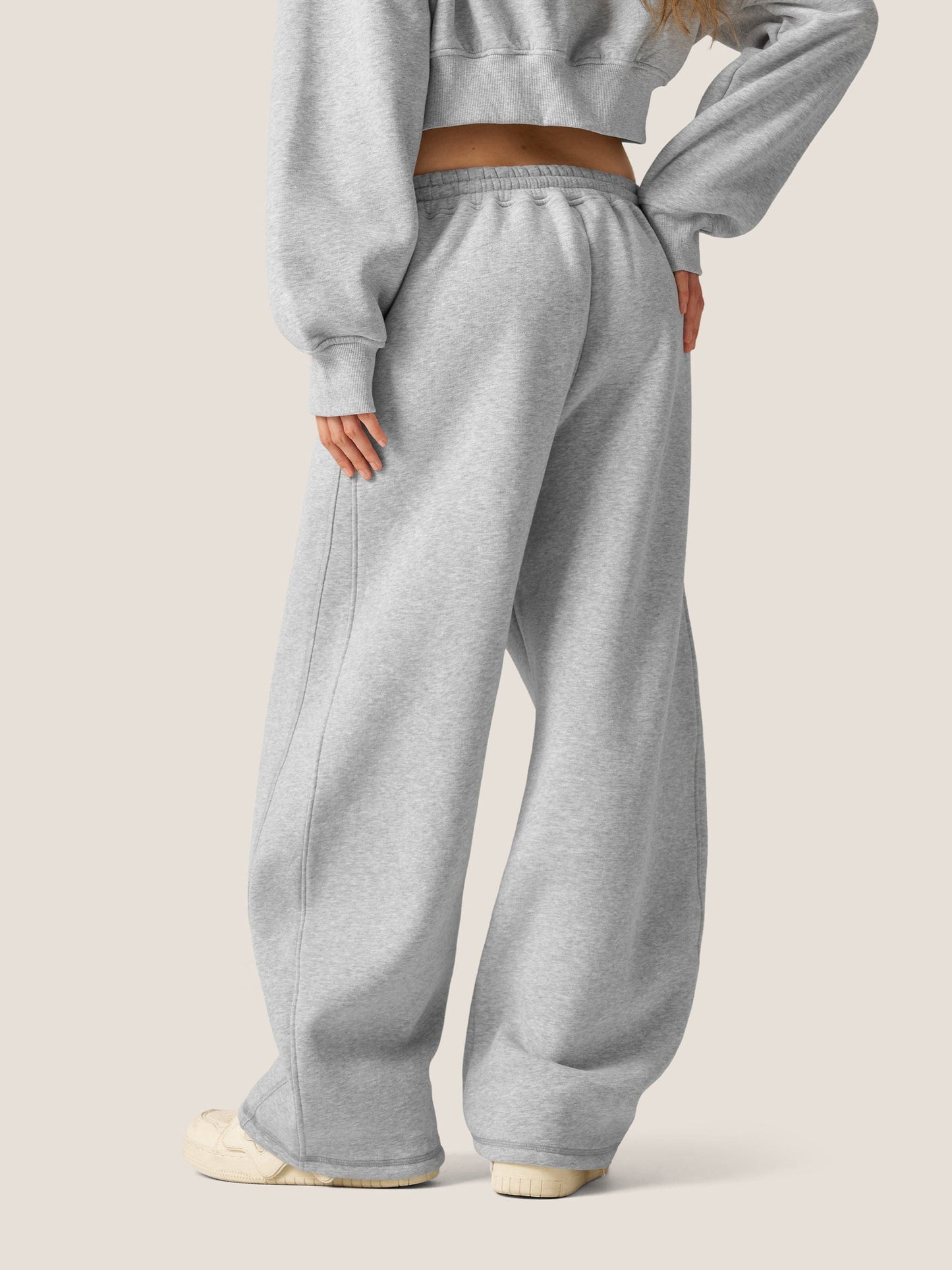 FleeceFlex™ Cropped Hoodie Set