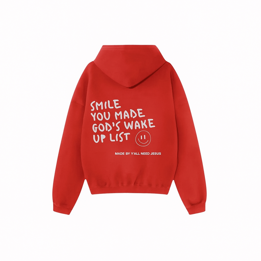 God’s Wake Up List Hoodie (85% OFF TODAY ONLY)