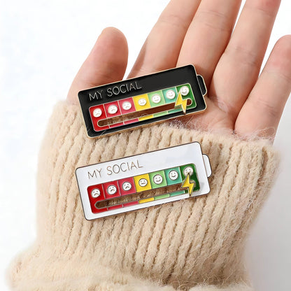Social Battery Pin