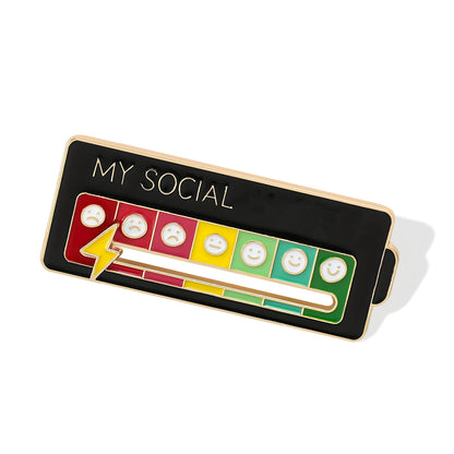 Social Battery Pin