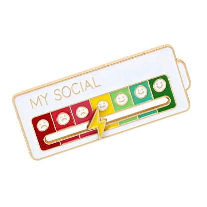 Social Battery Pin
