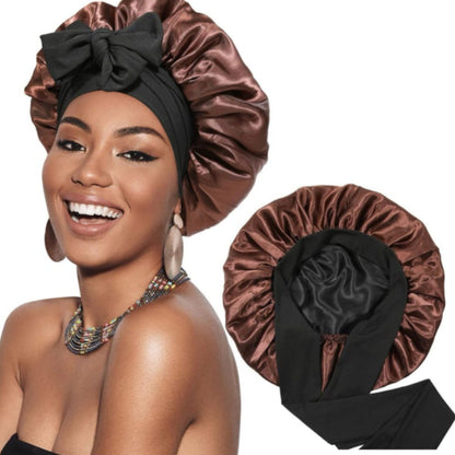 SilkLuxe™ - Satin Sleep Bonnet